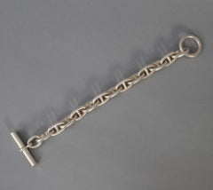 Hermes Sterling Silver Chaine D'Ancre Bracelet