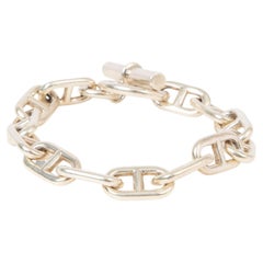 HERMES sterling silver CHAINE D'ANCRE Bracelet