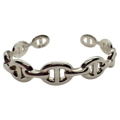 Bracciale Chaine d'ancre Enchainee in argento 925 di Hermes Modello Medio