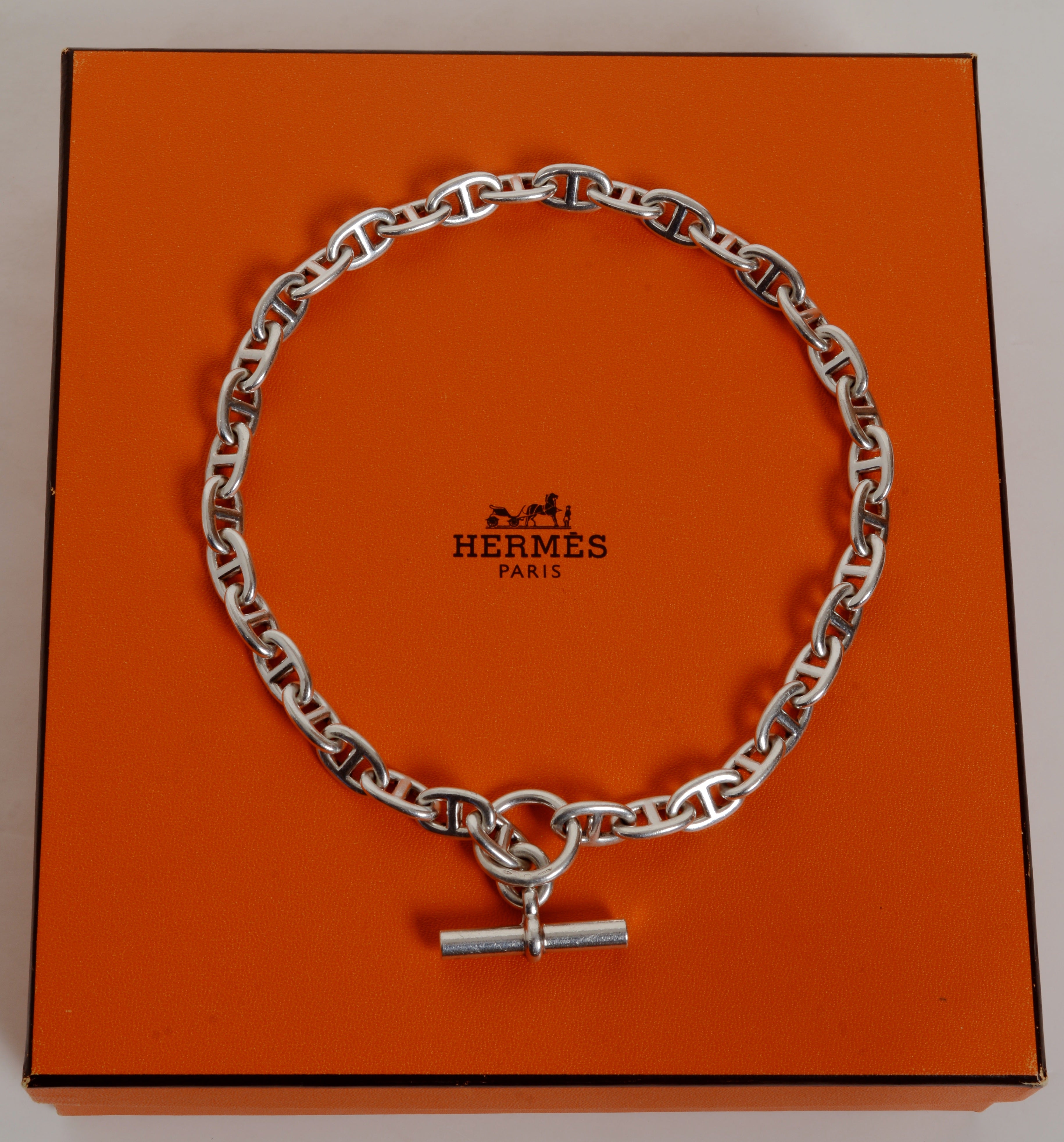 Hermès Sterling Silver "Chaine d'ancre" 