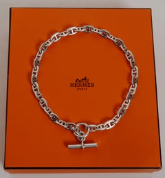 Hermès Sterling Silver "Chaine d'ancre," Medium Model