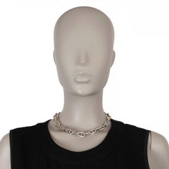 HERMES sterling silver CHAINE D'ANCRE MEDIUM Necklace
