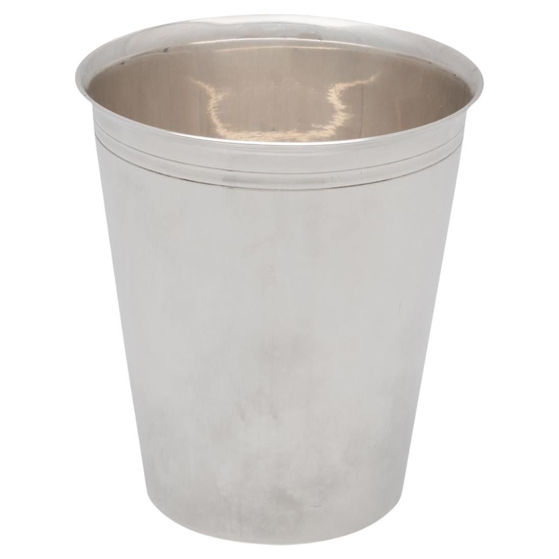 Hermès Sterling Silver Decorative Vase