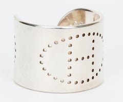 Hermès Sterling Silver Eclipse Cuff