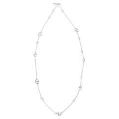 Collier Farandole 120 en argent Hermès - années 20