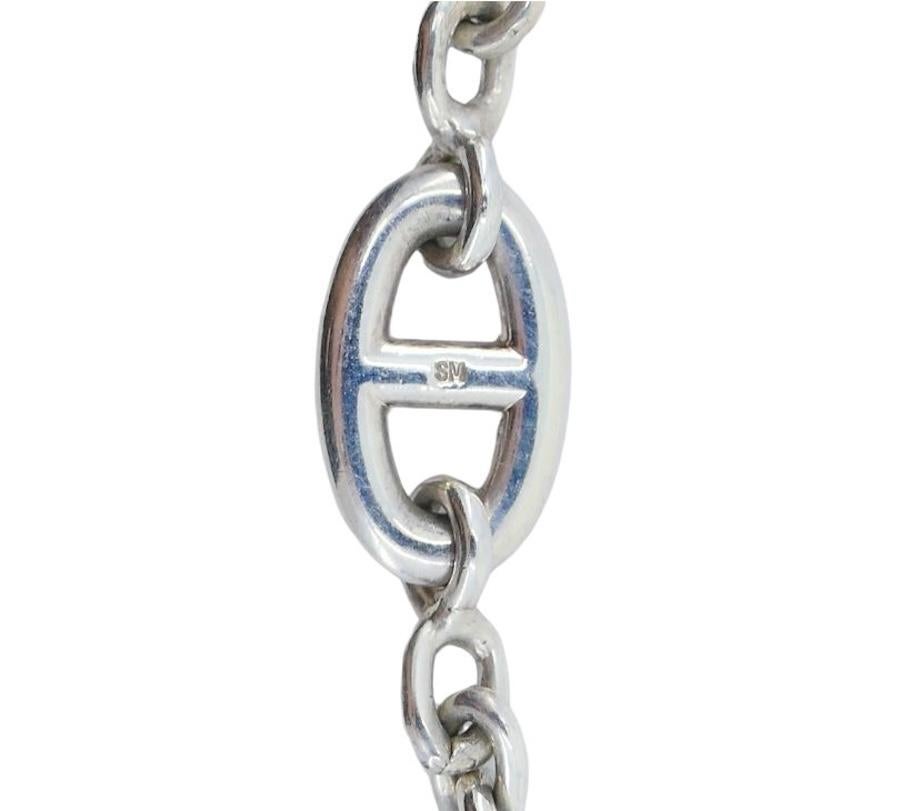 Hermes Sterling Silver Farandole Bracelet For Sale 2
