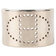 Hermès Bracciale Bangle Piatto in Argento Sterling The Eclipse