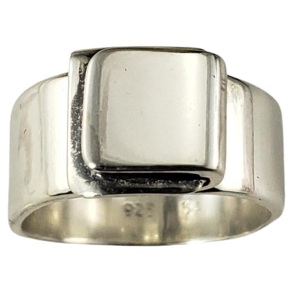 Anillo plegable Hermes de plata de ley talla 6 #18270
