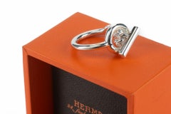 Bague GM Croisette en argent sterling Hermès