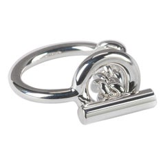 Bague GM Croisette en argent sterling Hermès