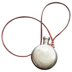 Hermes Sterling Silver Perfume Pendant, Offered by La Porte