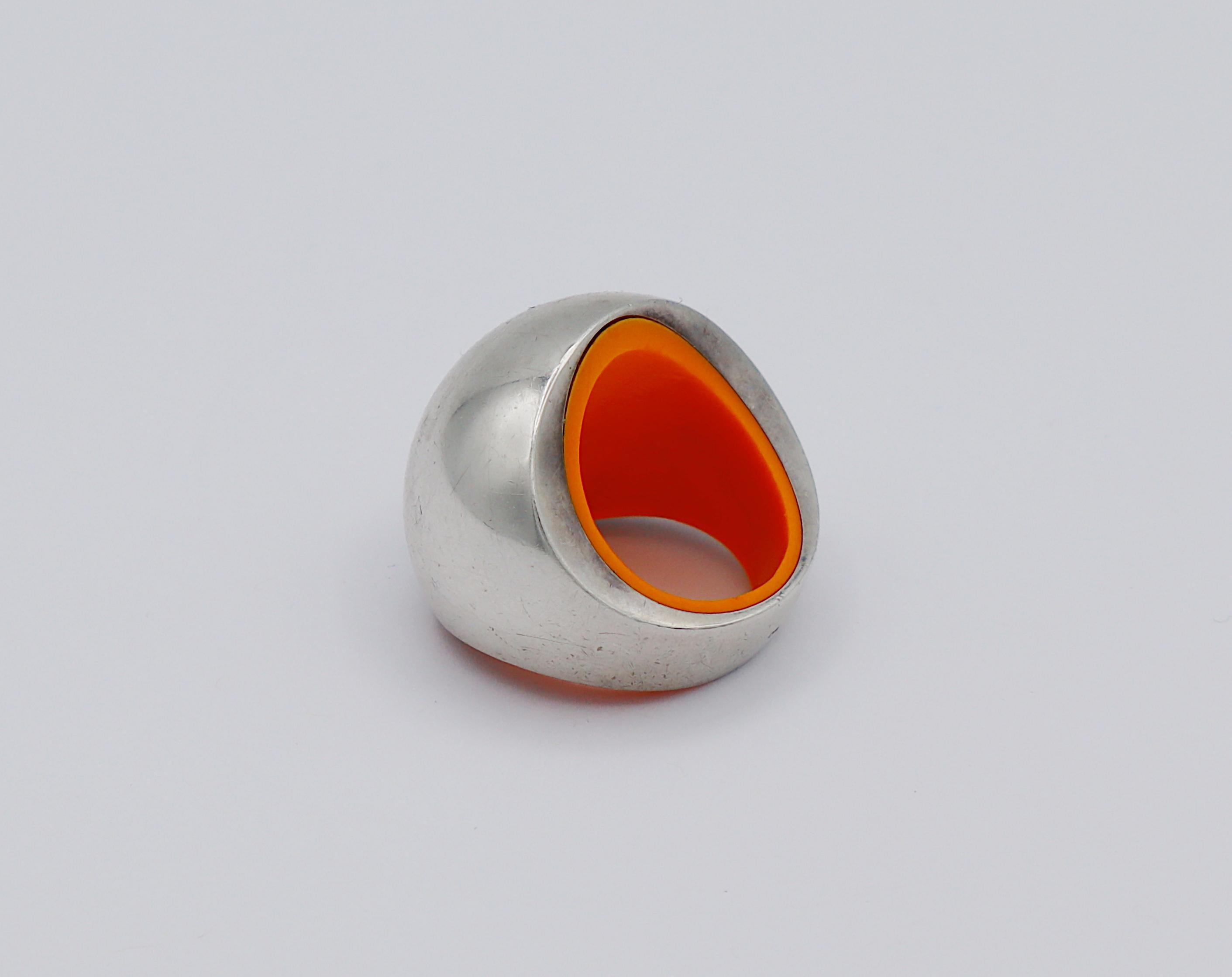 HERMES Anello Quark in argento sterling in vendita 2