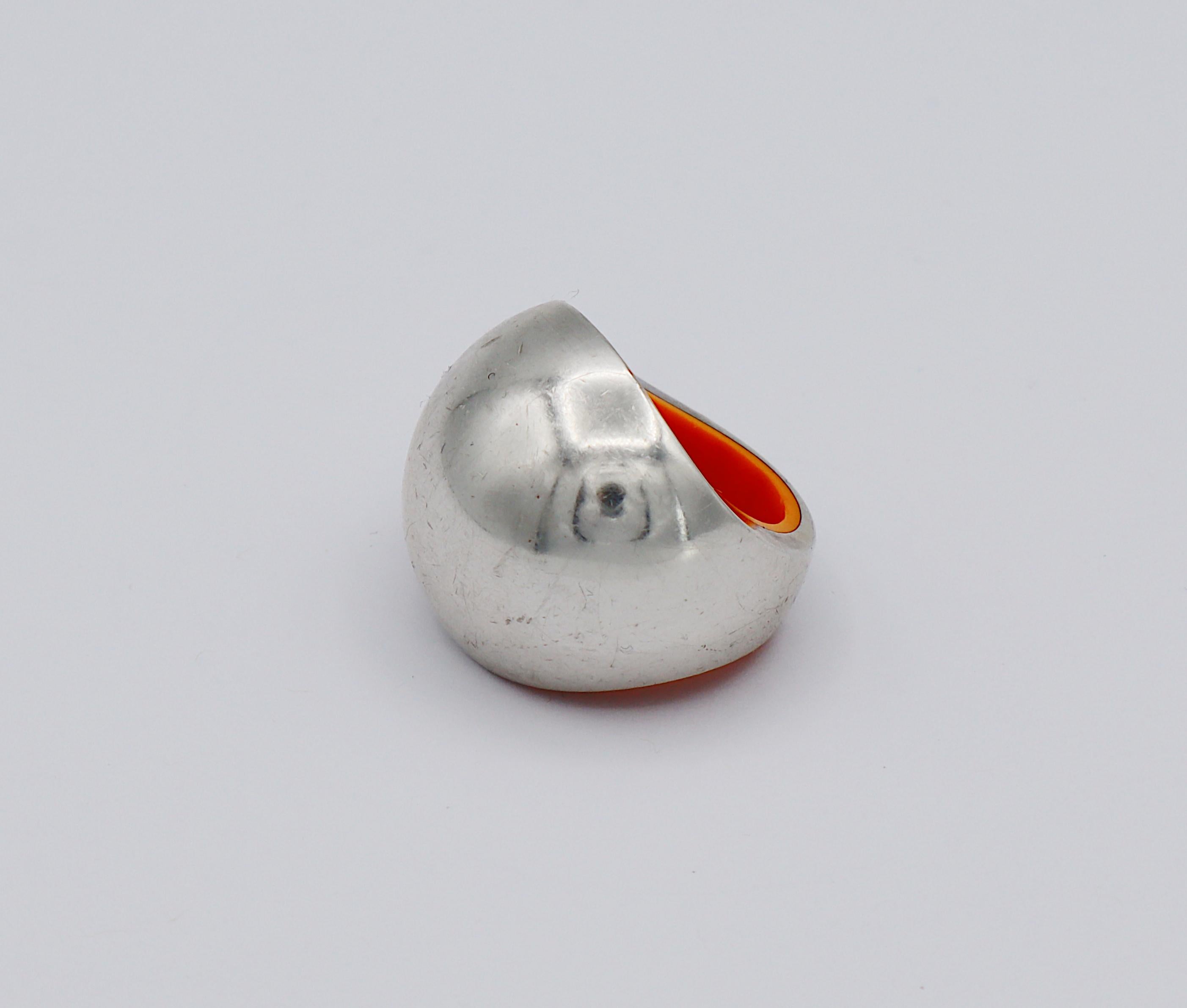 HERMES Anello Quark in argento sterling in vendita 3