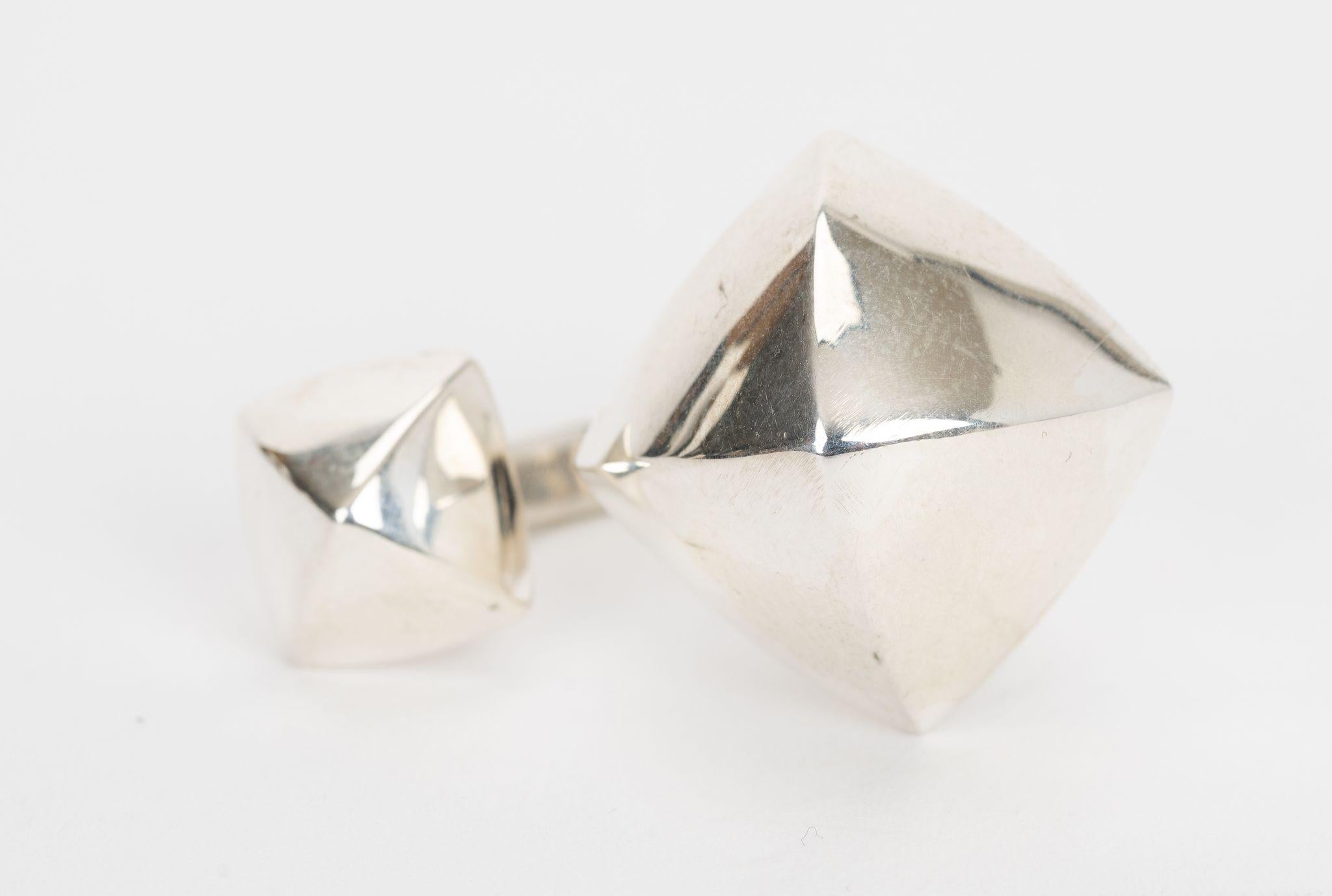 Hermès Sterling Sterling Ring Medor In Excellent Condition For Sale In West Hollywood, CA