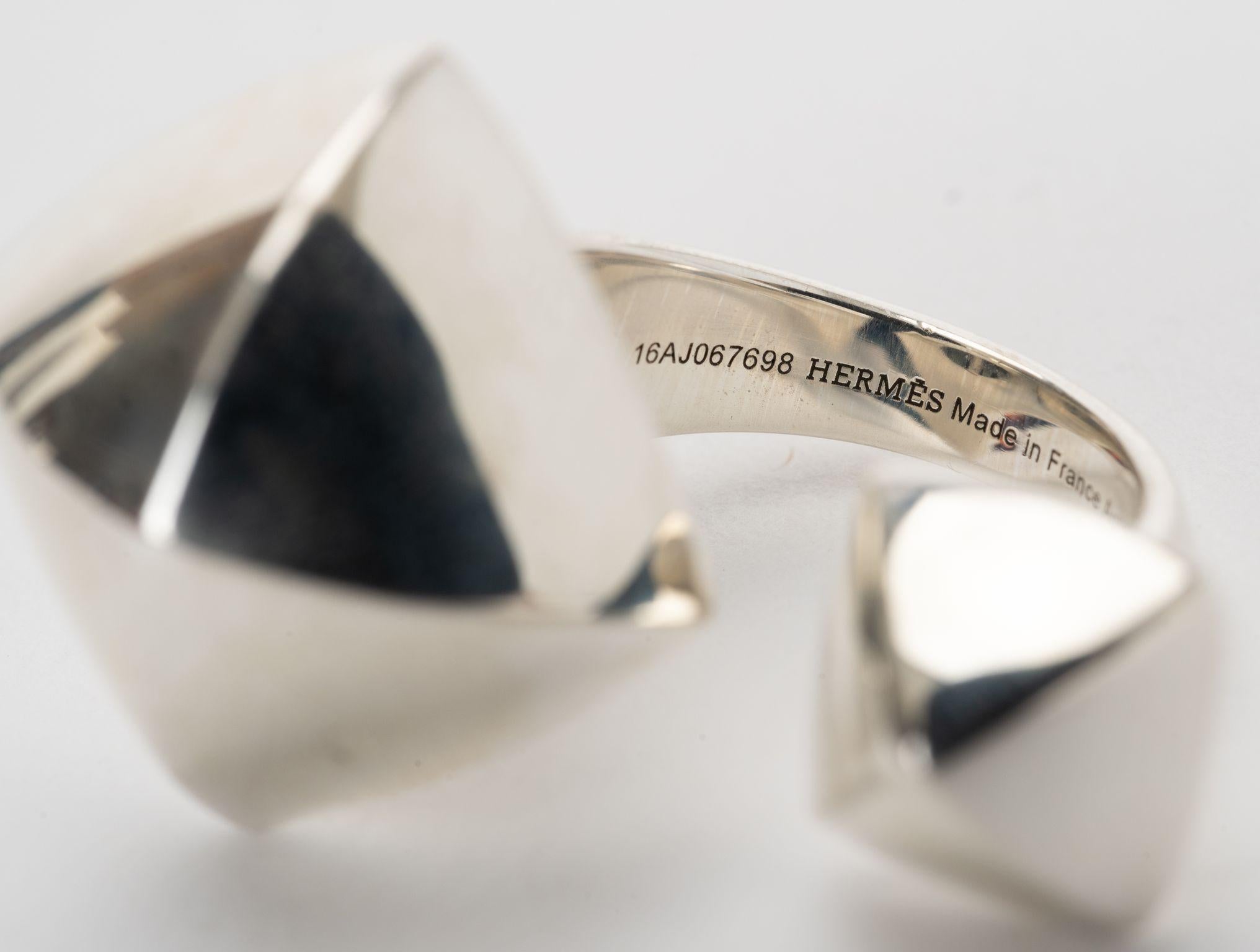 Hermès Sterling Sterling Ring Medor For Sale 1