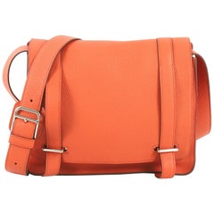 Hermes Steve Caporal Handbag Clemence
