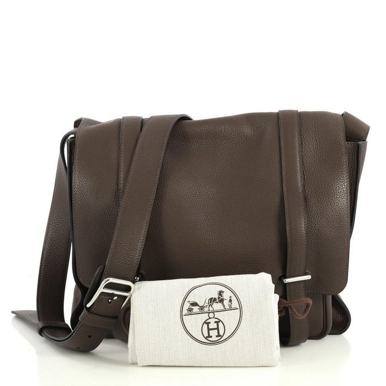 Hermes Steve Messenger Bag Clemence 35 at 1stDibs