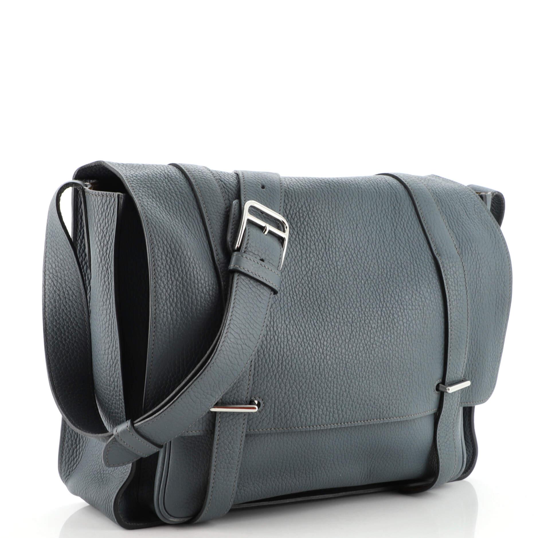 Hermes Steve Messenger Bag Verso Clemence 35 at 1stDibs hermes steve light messenger bag