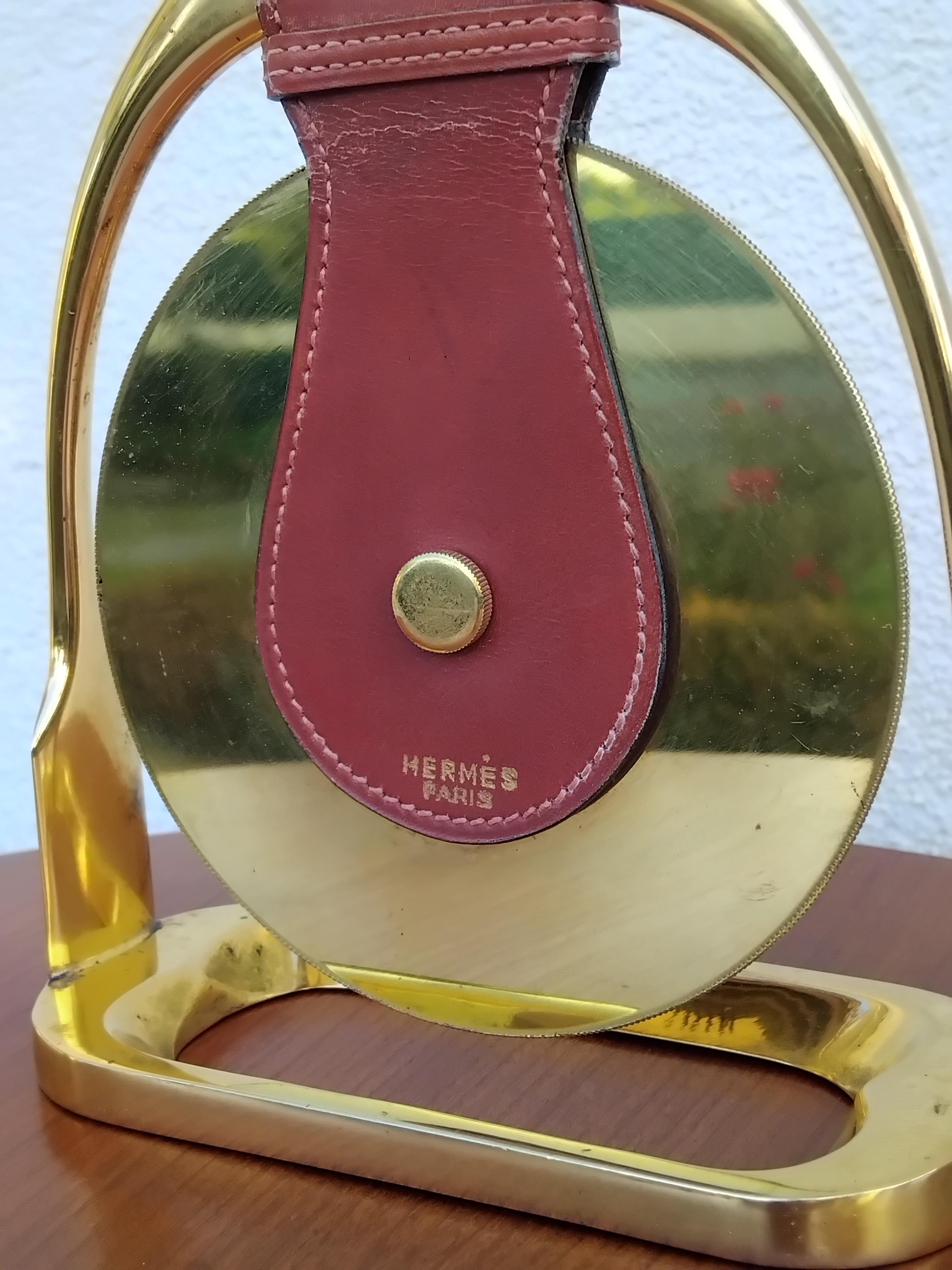 Hermès Calendario Perpetuo a forma di staffa Effemeridi in metallo e pelle 7