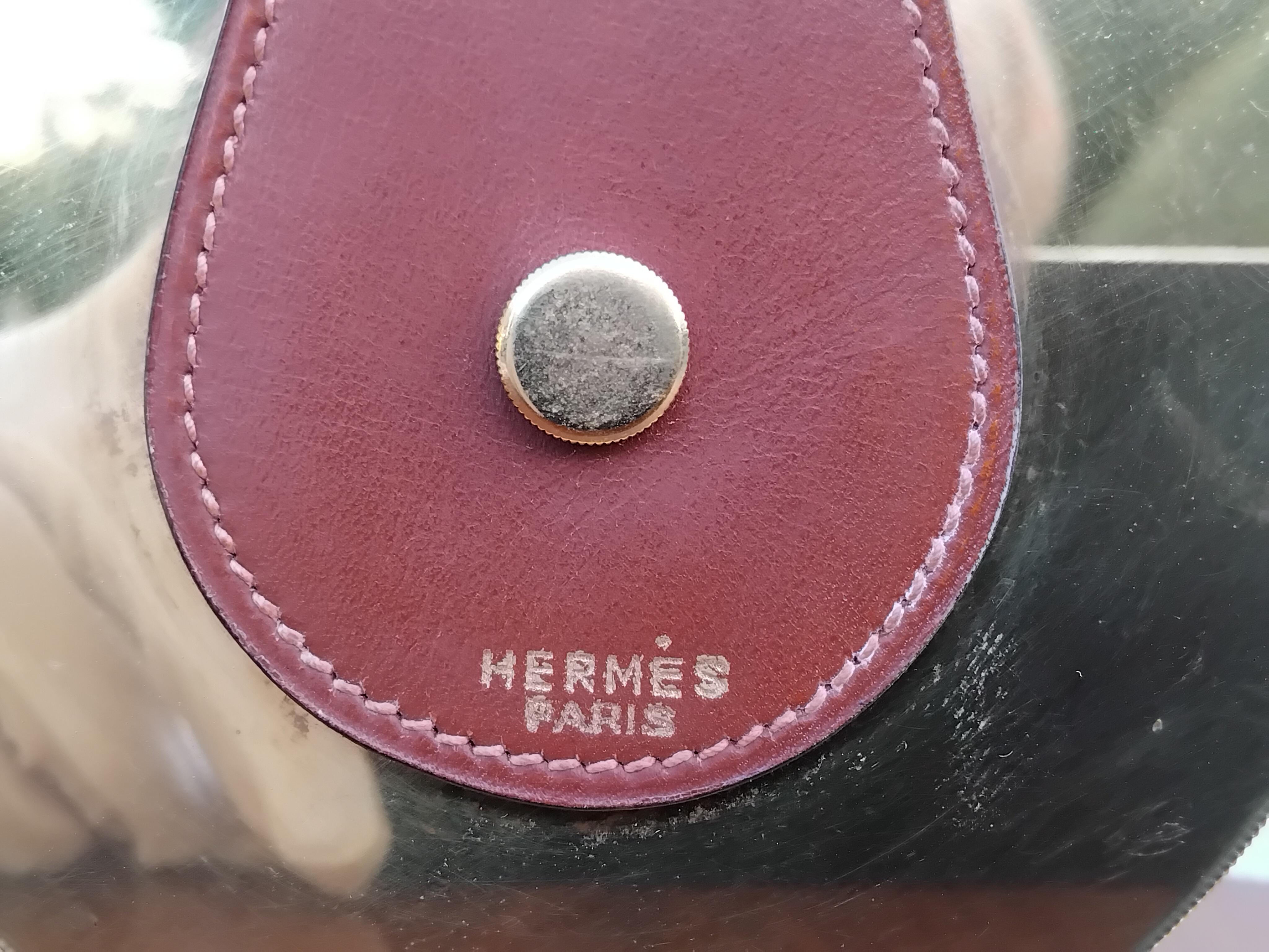 Hermès Calendario Perpetuo a forma di staffa Effemeridi in metallo e pelle 8