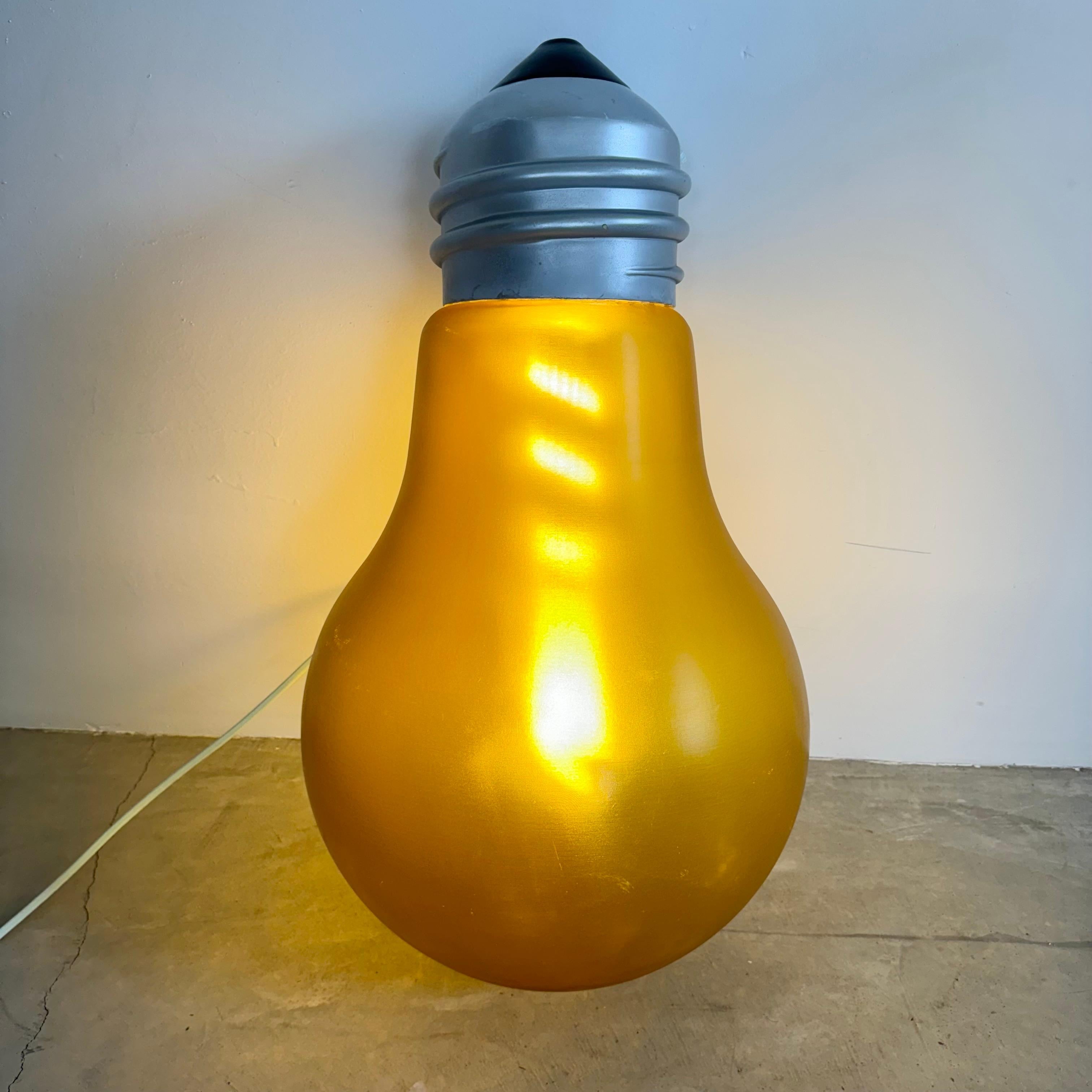 American Hermés Store Display Oversized Lightbulb Lamp, 2000s USA For Sale
