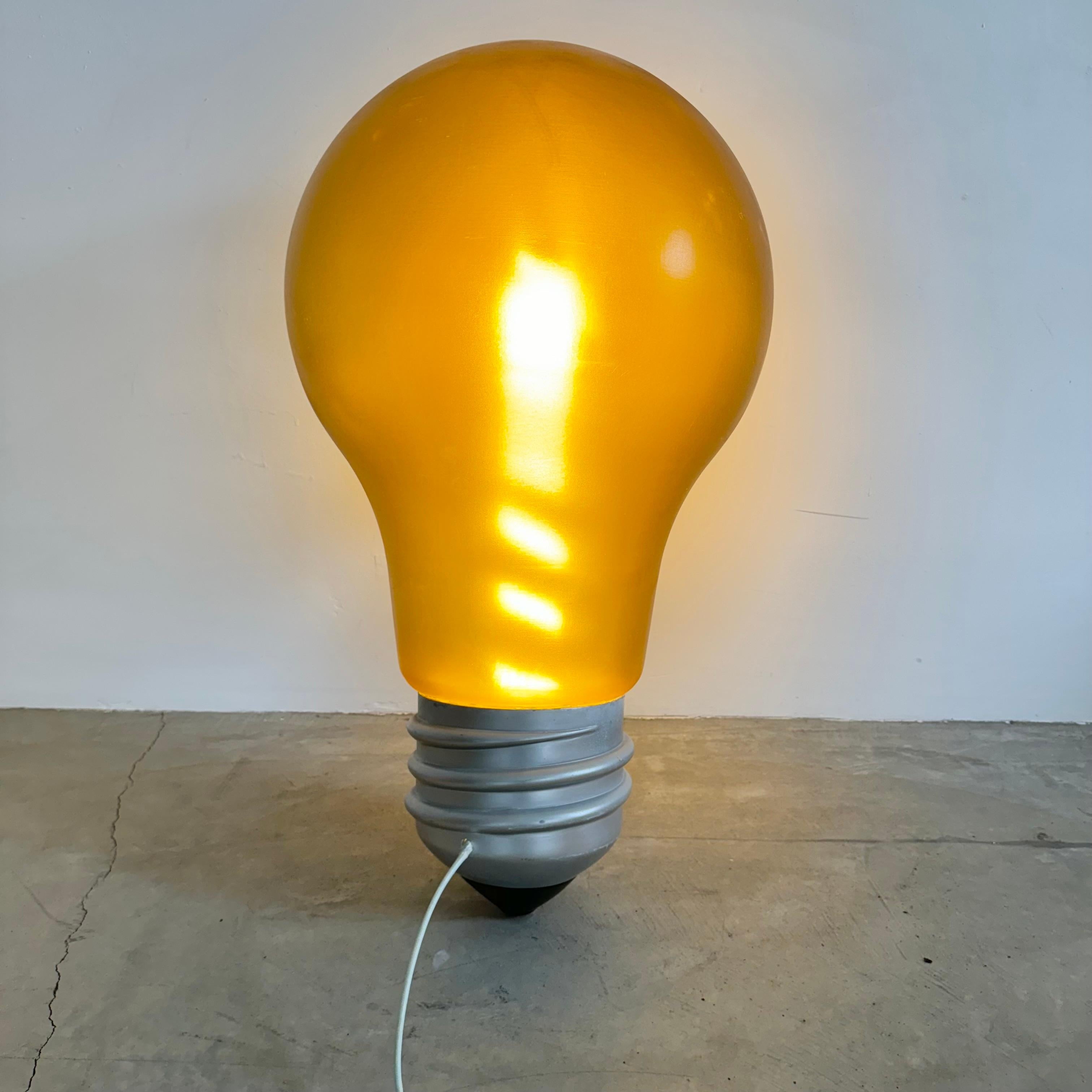 Hermés Store Display Oversized Lightbulb Lamp, 2000s USA In Good Condition For Sale In Los Angeles, CA