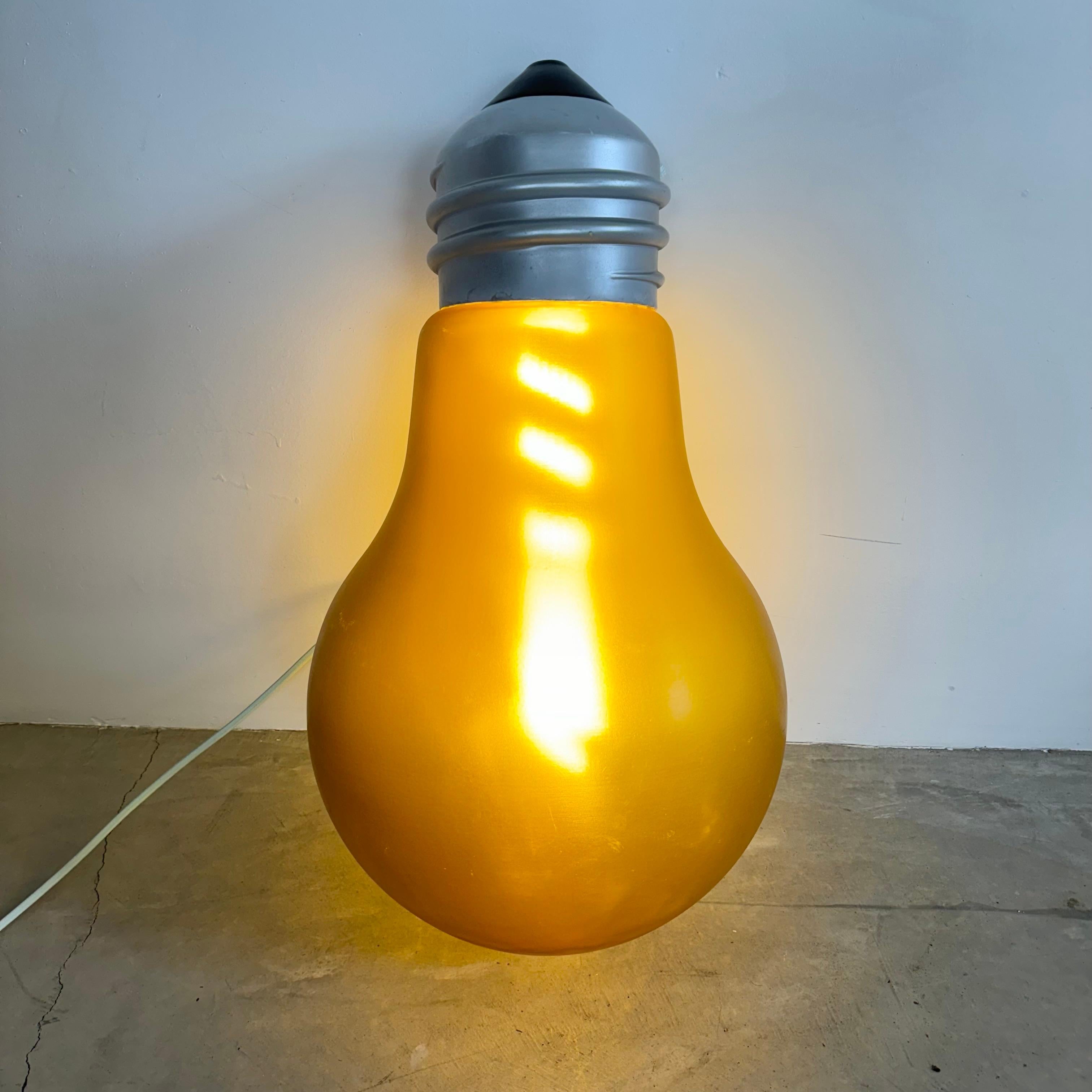 Hermés Store Display Oversized Lightbulb Lamp, 2000s USA For Sale 1