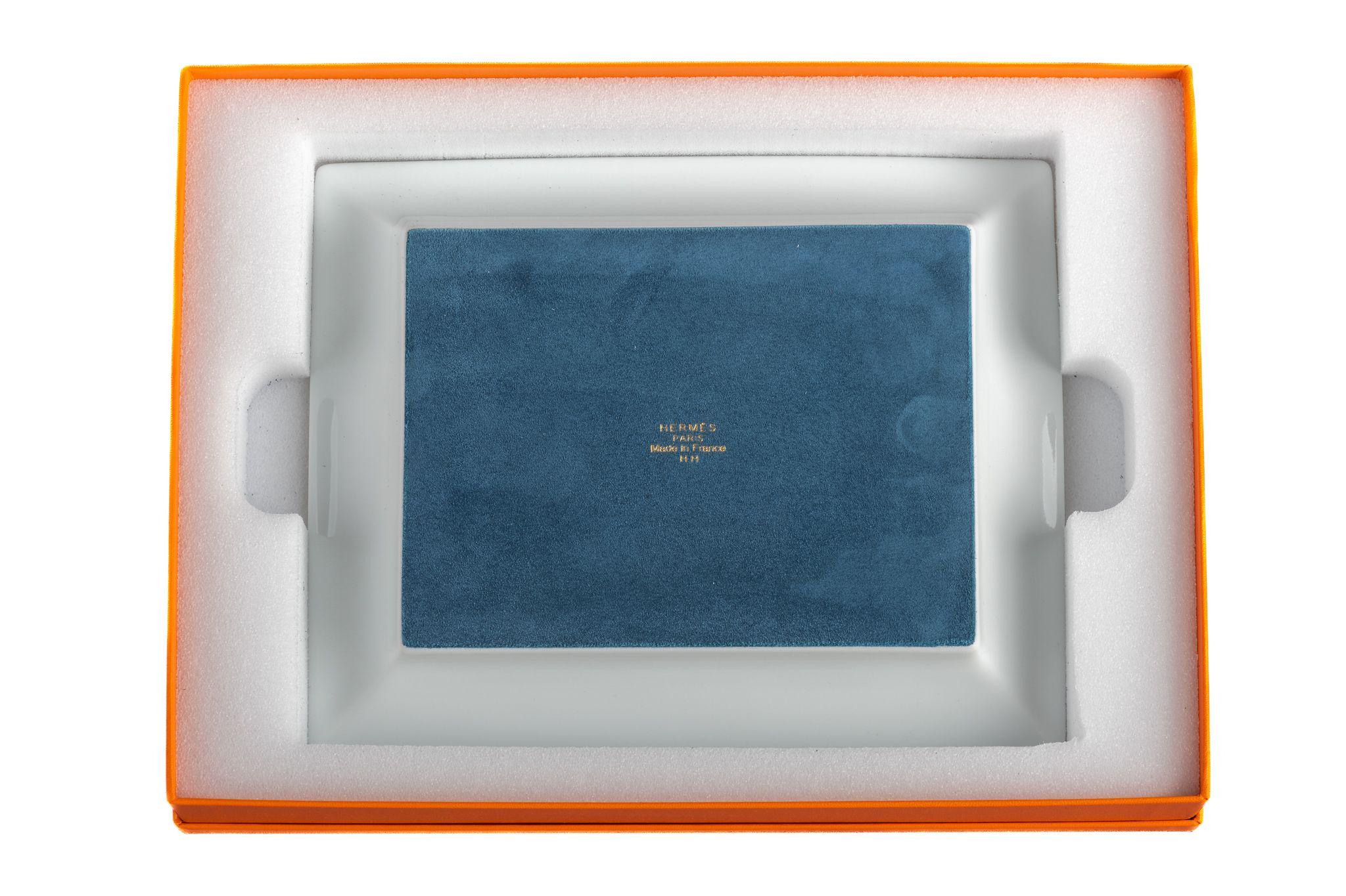 Beige Cendrier en porcelaine Hermes Story BNIB