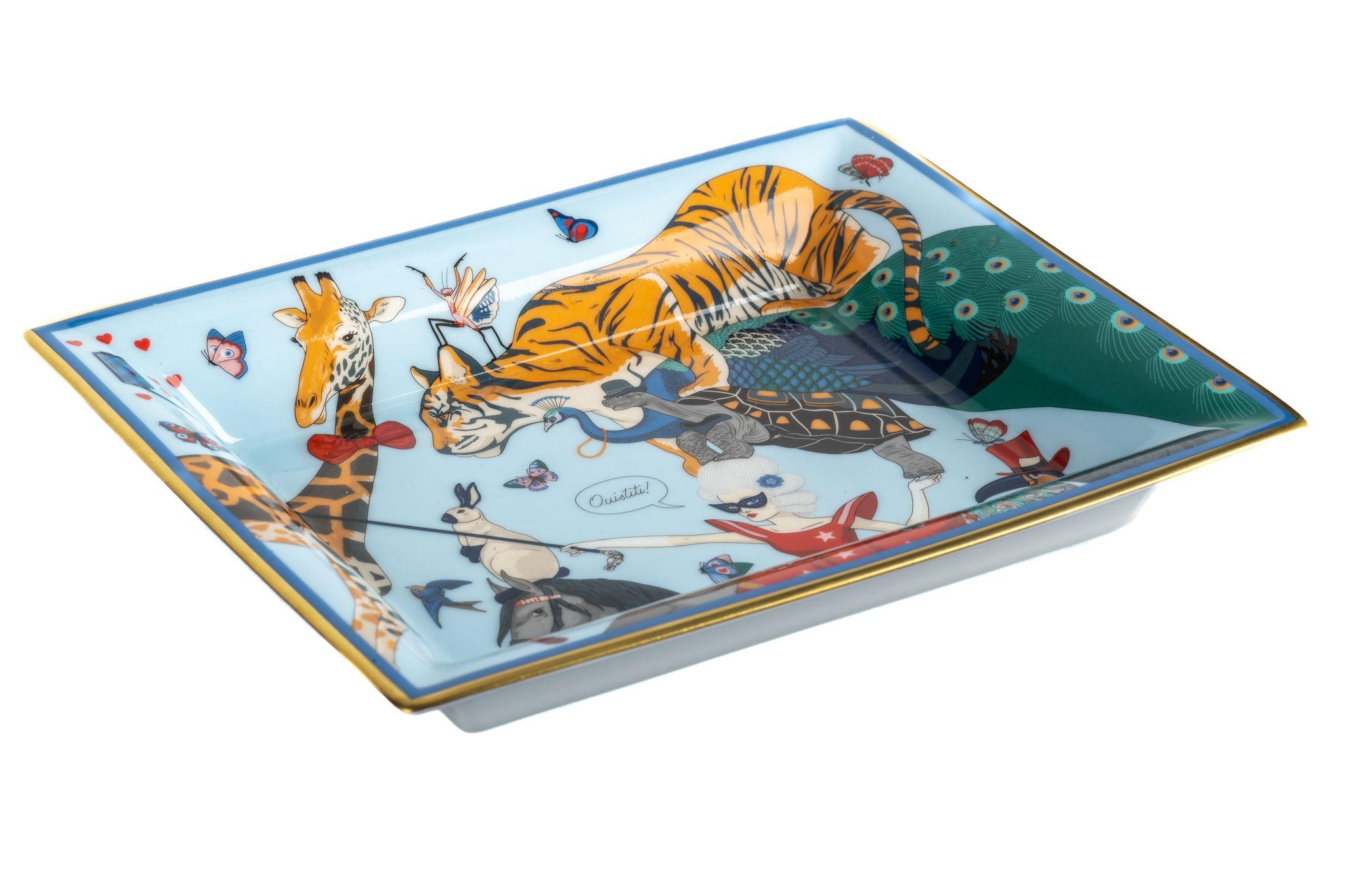 Cendrier en porcelaine Hermes Story BNIB Neuf à West Hollywood, CA