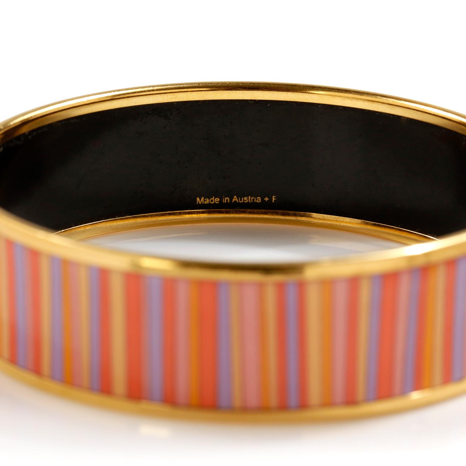 hermès enamel bracelet