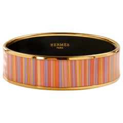 Bracciale Hermès con smalto a righe
