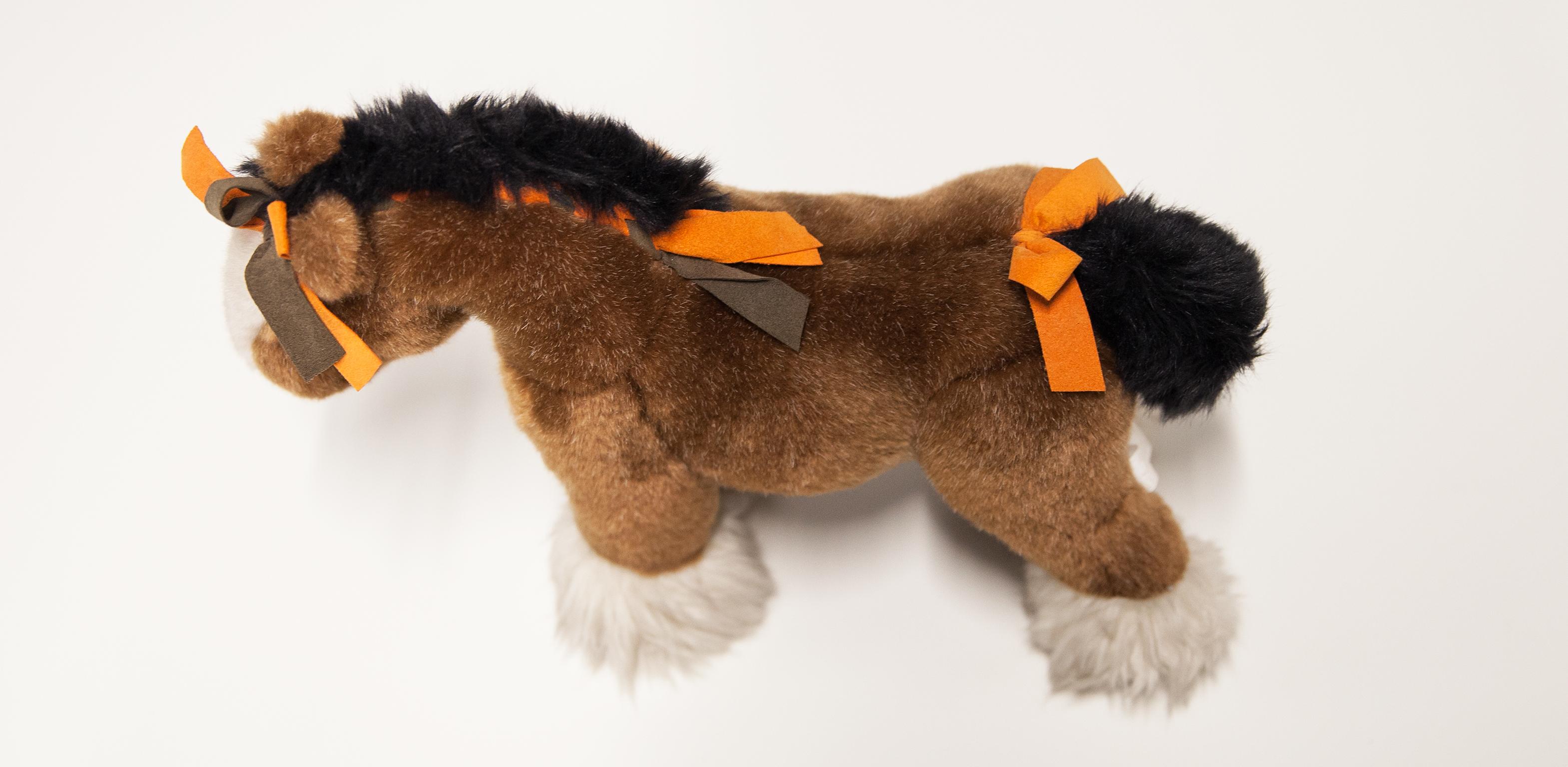 French Hermes Stuffed Toy Hermy Horse For Sale