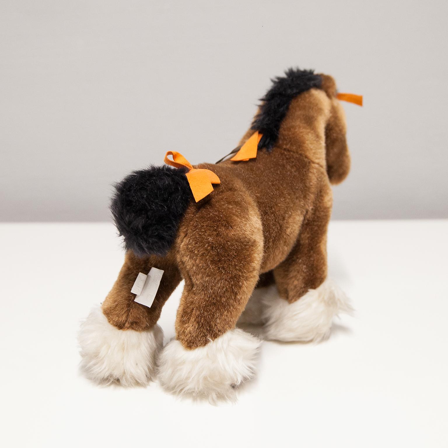 Hermes Stuffed Toy Hermy Horse In Good Condition For Sale In Munich, DE