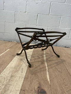 Hermes Style Belt Strap Folding Magazine Rack Reiter