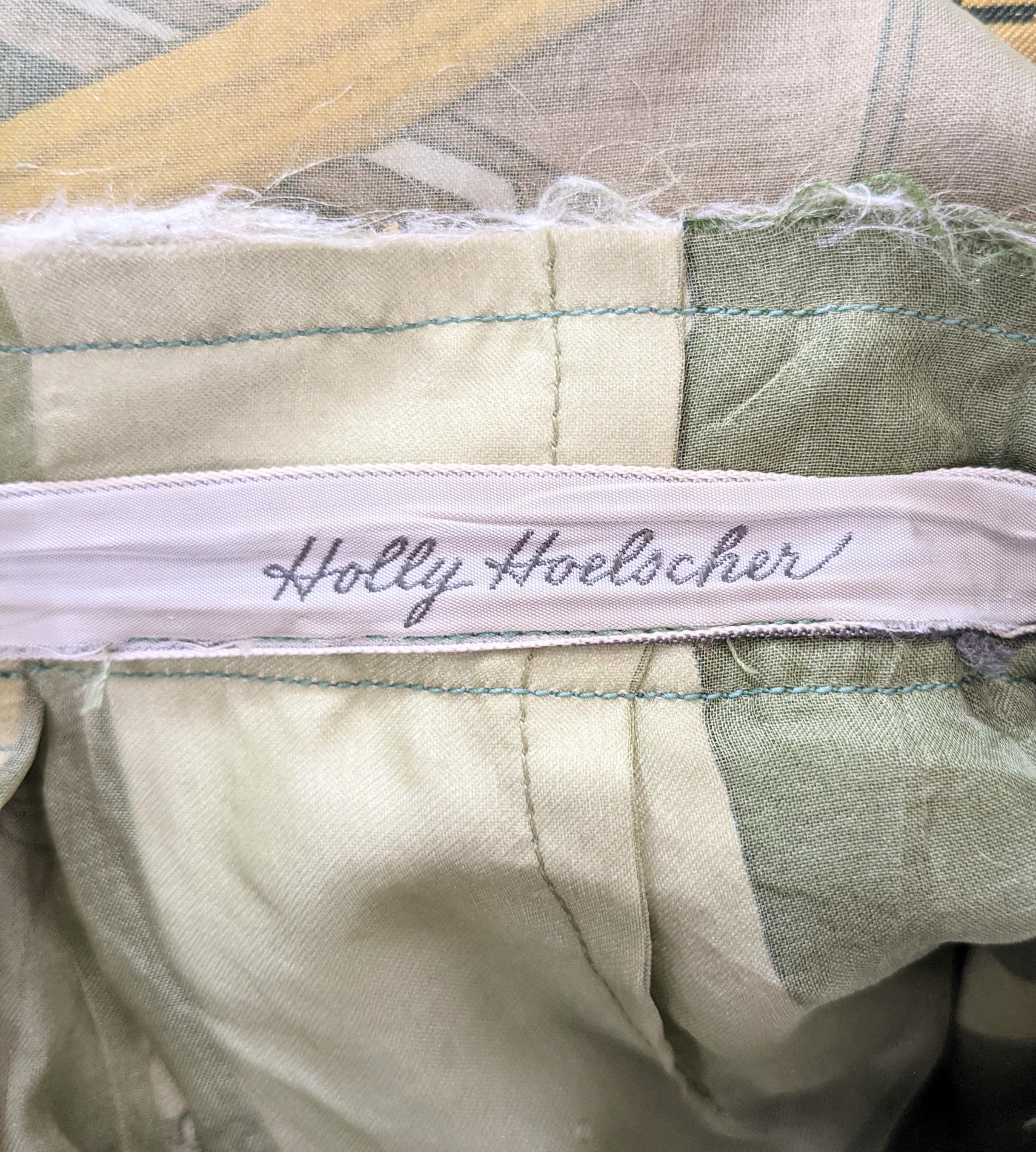 Robe chemise imprimée de style Hermès par Holly Hoelscher en vente 7