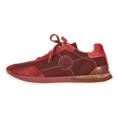 Hermes Suede Drive Sneakers With A Logo Badge