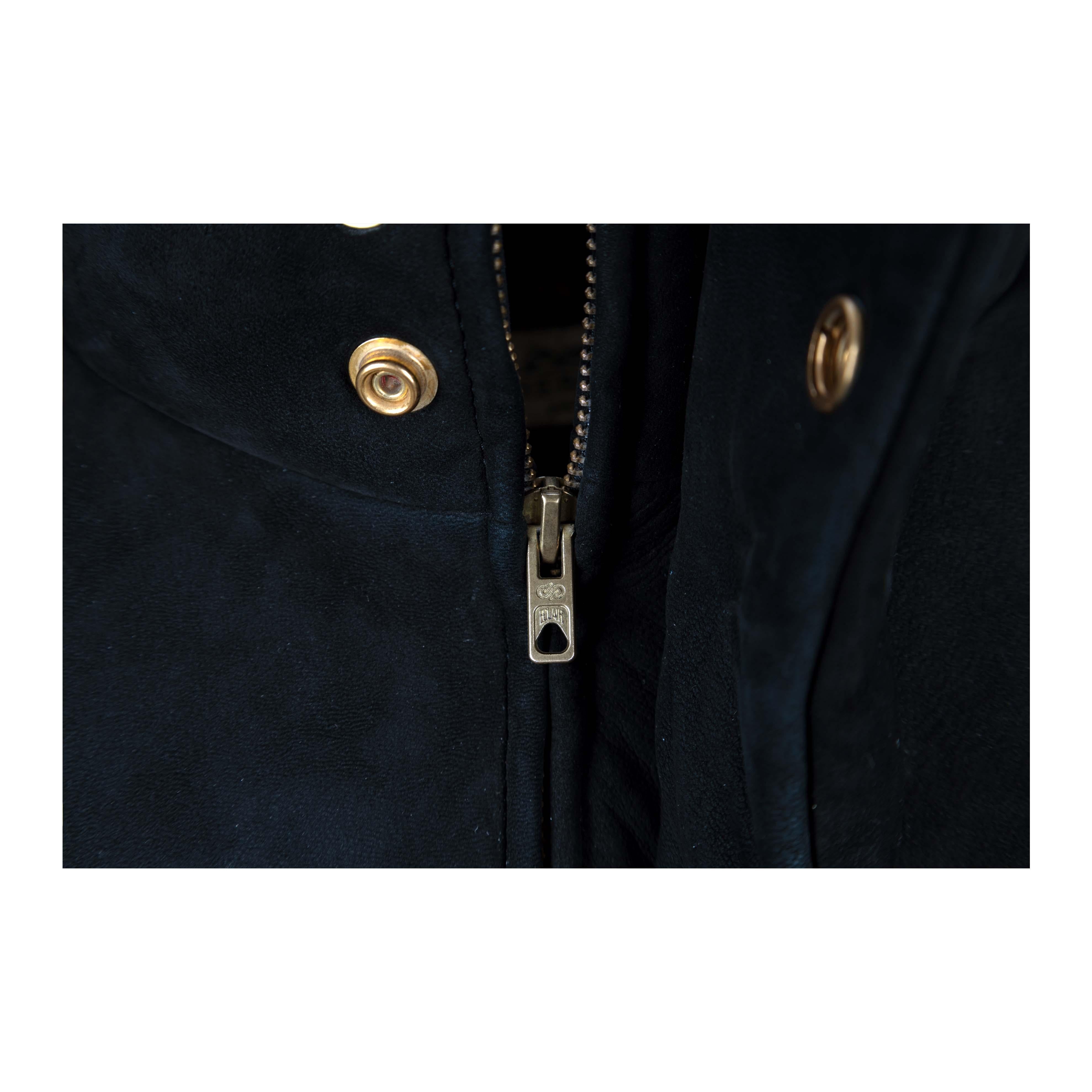 Manteau bouffant en daim Hermès - années 90 Unisexe en vente