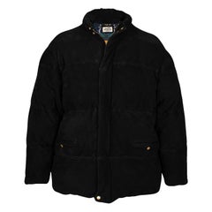Hermès Suede Puffer Coat - '90s