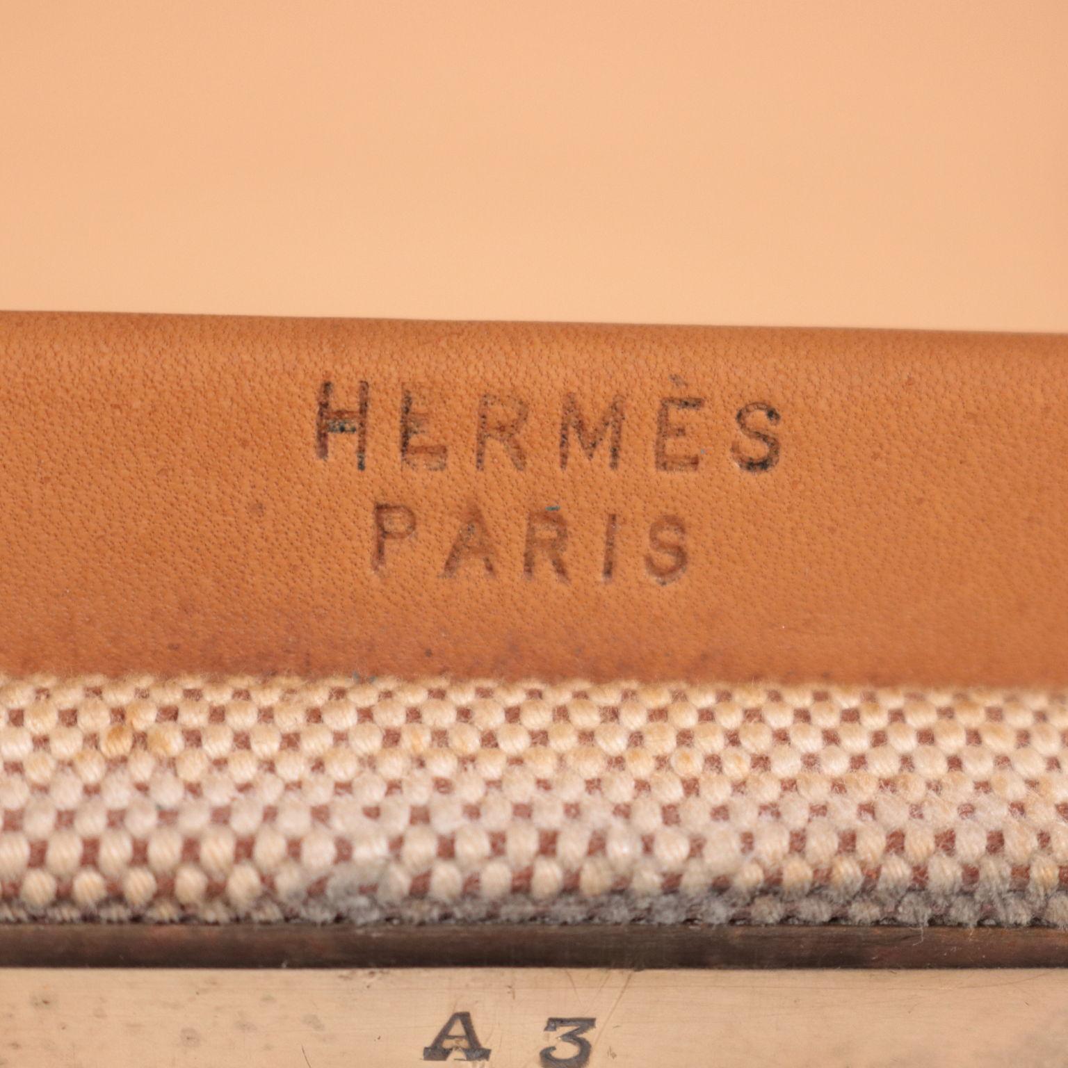 Hèrmes Suitcase Fabric Leather, France, 1940s-1950s at 1stDibs | 1940s ...