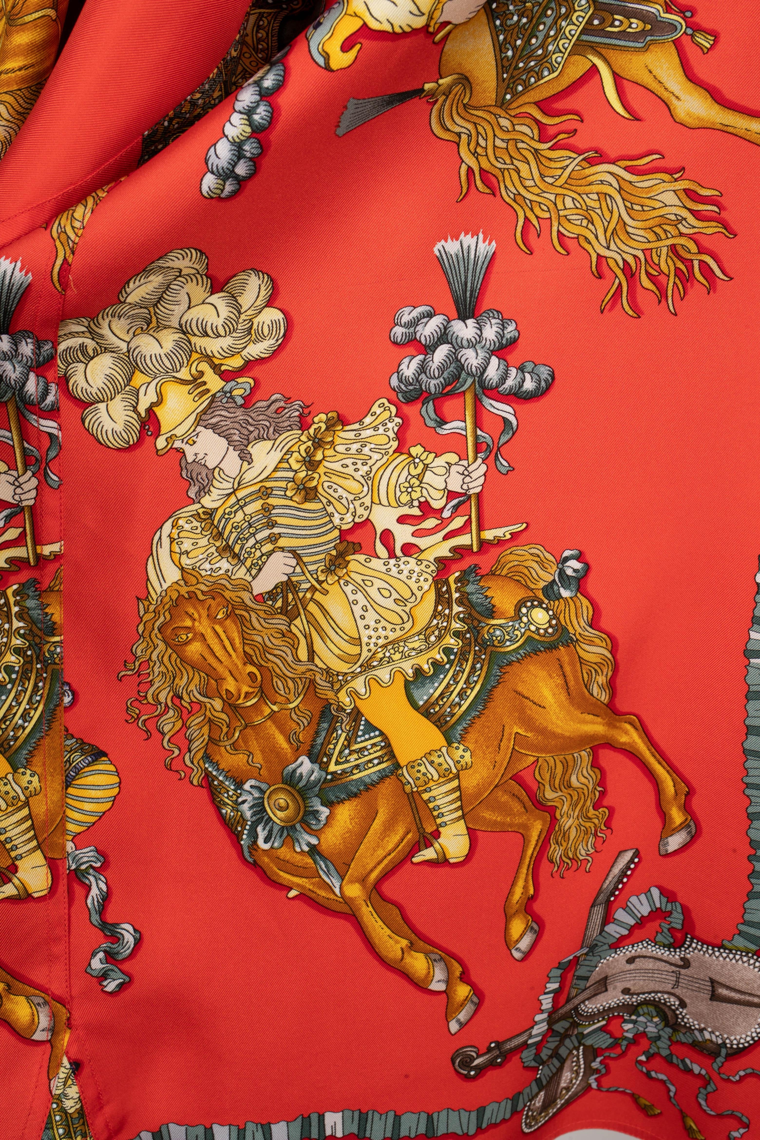 Hermès 'Sun King festivities' shirt 3