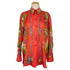 Hermès 'Sun King festivities' shirt