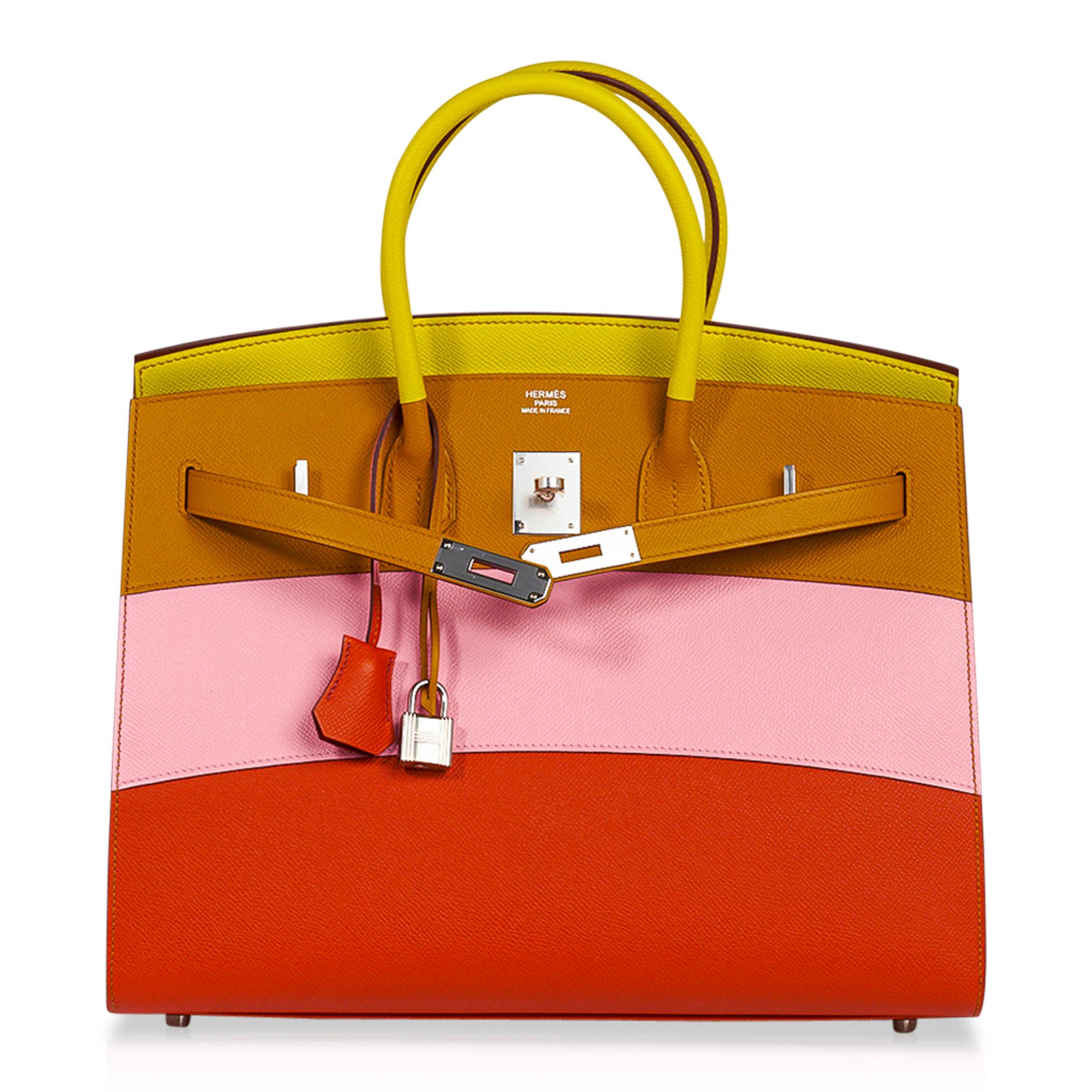 Women's Hermes Sunrise Rainbow Sellier Birkin 35 Limited Edition Bag