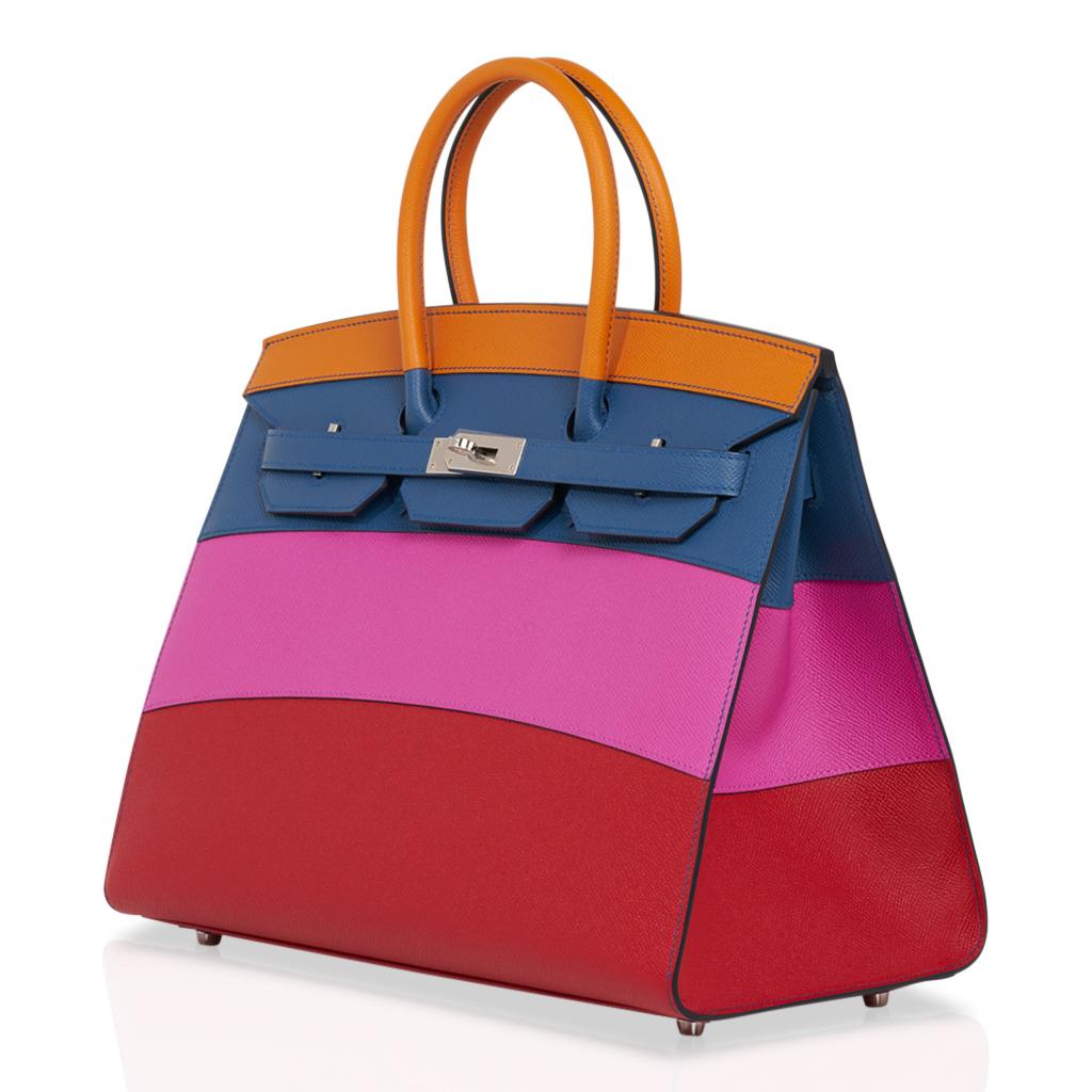 Women's Hermes Sunset Rainbow Sellier Birkin 35 Limited Edition Bag