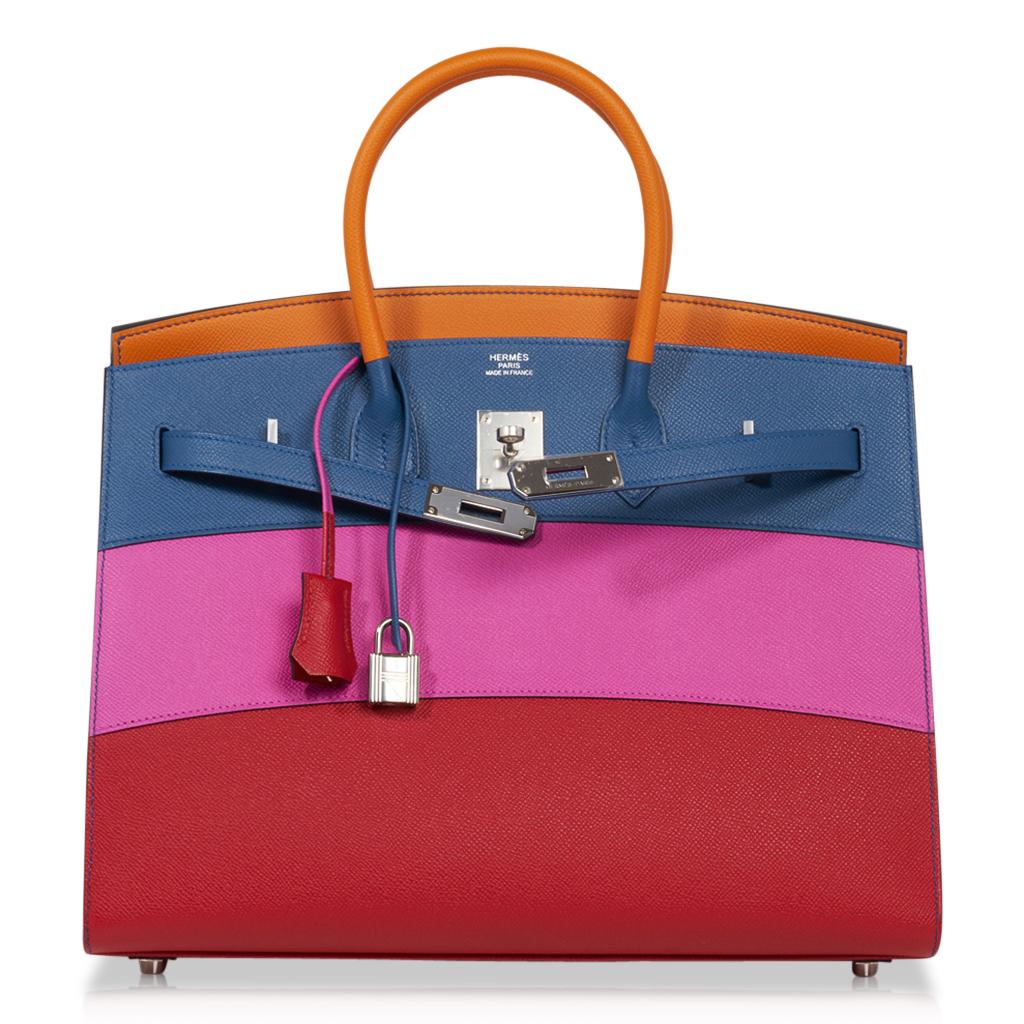 Hermes Sunset Rainbow Sellier Birkin 35 Limited Edition Bag 1