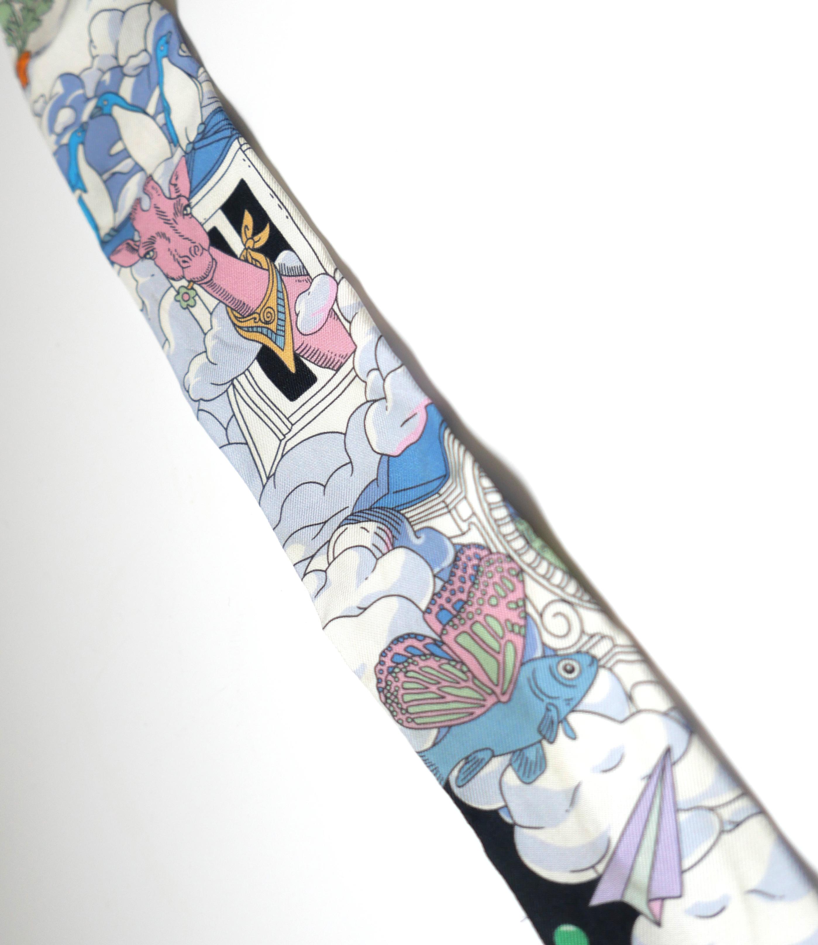 Hermes Sur Mon Nuage Twilly Sciarpa 2020 In condizioni ottime in vendita a London, GB