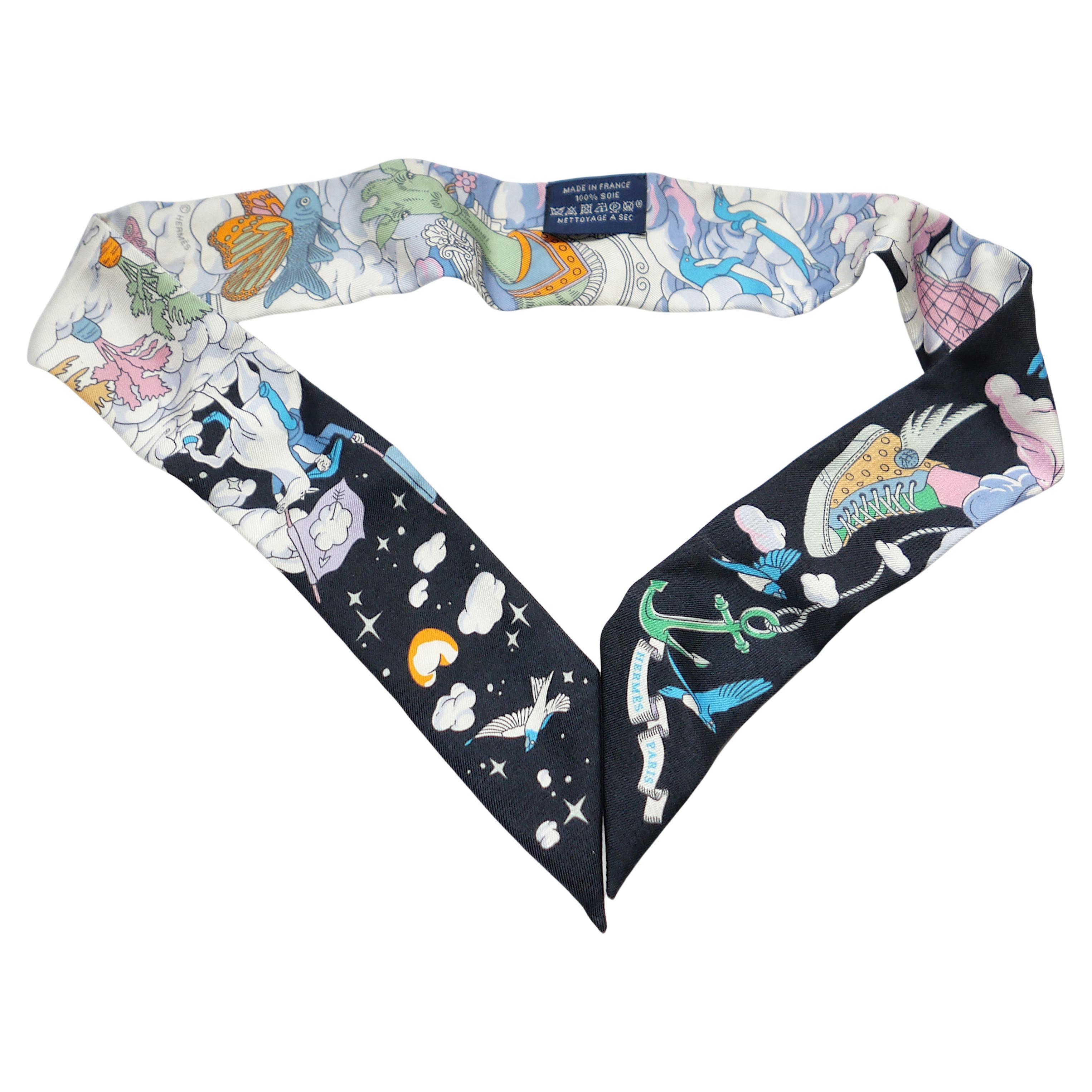 Hermes Sur Mon Nuage Twilly Sciarpa 2020