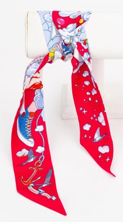 Foulard Twilly « Sur Mon Nuage » d'Hermès