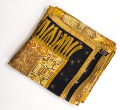 Hermes Sur Un Tapis Volant by Annie Faivre Silk Scarf