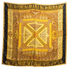 Hermes Sur Un Tapis Volant by Annie Faivre Silk Scarf