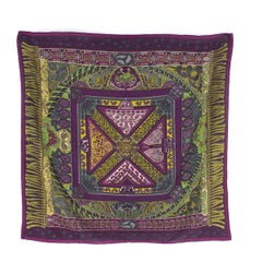 Hermes Sur un Tapis Volant Cashmere & Silk-Blend Scarf